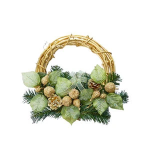 2020 Christmas wreath decoration manufacturers wholesale Christmas door wreath