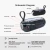 Import 2020 IS-X12 Mini led torch  light  digital outdoor  FM radio with led Wireless boombox bluetooth speaker from China