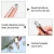 Import 2020 NEW Mini Electric Eyebrow Trimmer Pen Brows Hair Remover Epilator With LED Light Ring from China