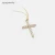 Import 2021 Classic Jewelry Cross Pendant Necklace Cross Drop Earrings Cross Earring Necklace Set from China