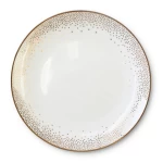 2021 porcelain dinnerware luxury gold rim shape white ceramic dinner set ceramic plate