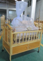 2021 wooden portable folding baby bed environmental hospital  baby cot bed baby swing crib