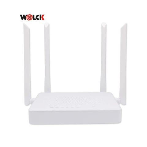 2022 Newest Model  Dual Mode xPON 2GE 1POTS AC  Dual Band 2.4G+5.8G WIFI ONU with 4 Antenna