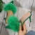 Import 2024 new summer large size solid color pointy hairy heels from China