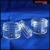 Import 2g 3g 5g PS transparent cosmetic jar for sample sack, 3g cream jar 5g sample pot from China