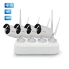 2MP HD 4 channles outdoor wireles security surveillance camera system nightvision motion detection 4ch cctv camera set