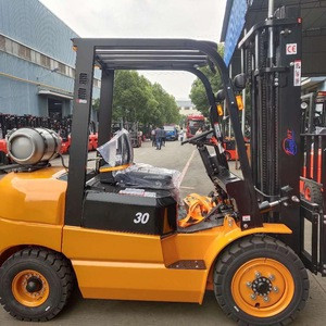 2T/2.5T/3T/4TON 2m- 7m Seated LPG Forklift Liquefied petroleum gas Forklift with Nissan K25 Engine with New Price
