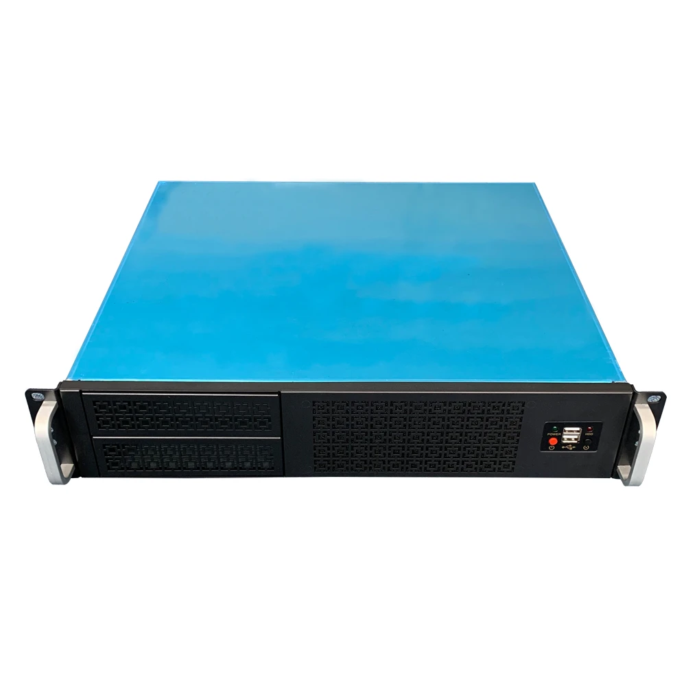 2U 400mm length rackmount chassis with 400W server power supply