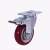 Import 3" 4" 5" Medium Duty Red Wheel Industrial Caster Wheels for Beach Cart from China