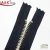 Import 3# antique brass zipper with spring yg slider jeans back zipper from China