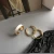 Import 3 PCs Gold Color White Enamel Finger Rings Fashion Girls Ring Set Jewelry Gift from China