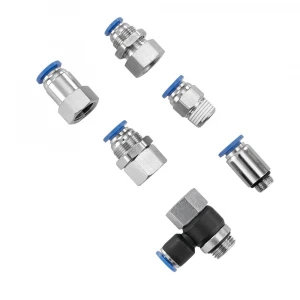 3 way brass thread pneumatic parts male air hose quick push in coupling air compressor hose connector plastic pneumatic fitting