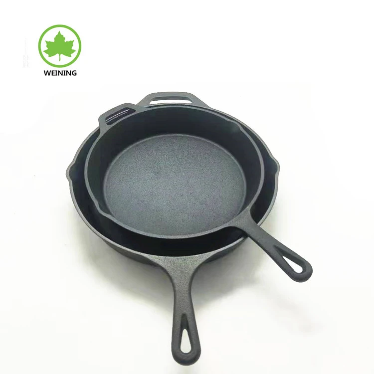 30cm Cast Iron Frypan/Grill Pan With Handle Enamel Or Preseasoned