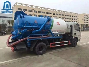 3500Liters vacuum sewage suction combined 1500Liters jetting sewer cleaning sucking trucks