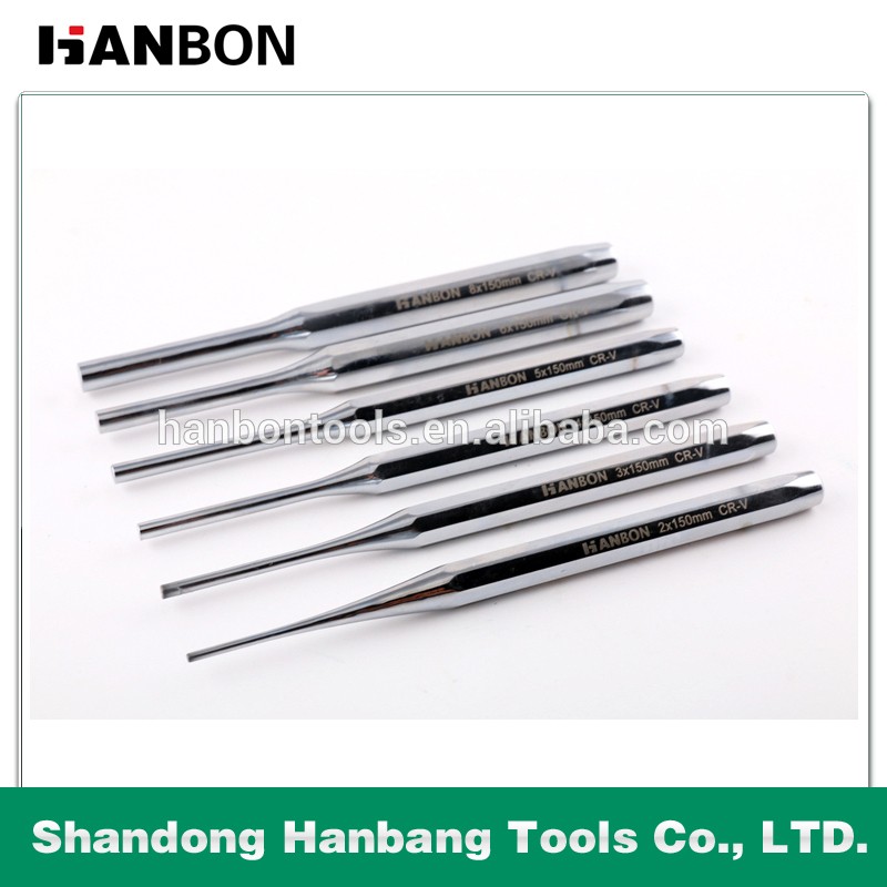 3*8*150mm Center Punch, 6*10*150mm Punch, Chisel