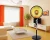 Import 400 mm Free standing Installation Living Room,Bedroom Use infrared electrical heater fan from China