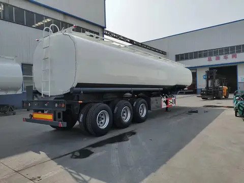 45000L 3axles 3 Compartments Liquid Fuel Petrol Oil Crude Diesel Gasoline Water Milk Transport Tank Tanker Semi Trailer for Sale