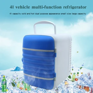 4L portable multifunction travel car vehicle cooler and warmer refrigerator fridge freezer car mini small refrigerator fridges