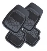 4pcs full set car massage universal fit 3d rubber pvc car mat