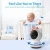 Import 5 Inch WiFi Video Baby Monitor with Phone App b5 1080P Pan Tilt Zoom Baby Camera 2-way Talk Babyphone Auto Night Vision Babe from China