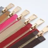 5# Metal Zipper Colourful Two Way Open-End Copper Teeth Chain Slider for Down Jacket Leather clothing