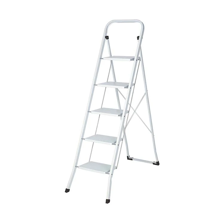 5 Step Ladder With Handrail Step Ladder 150Kg Capacity Moving Ladder