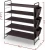 Import 5-Tier 15 Pairs Stackable and Expandable Shoe Rack with Side 6 Shoes Pockets, Bronze from China