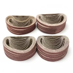 50PCS 330*10mm 40/60/80/100/120 Grit Abrasive Sanding Belts Sander Grinding Polishing Tools