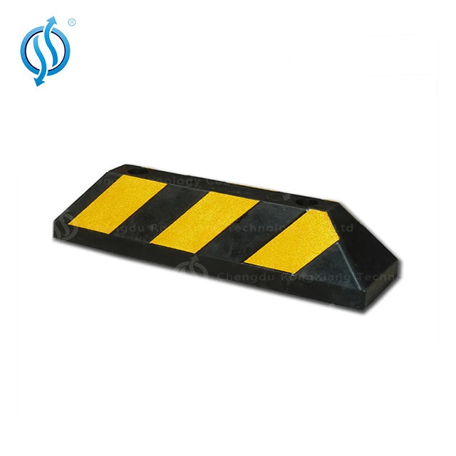 560mm heavy duty high reflective function rubber stopper garage parking curb garage bumpers