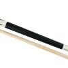 57-Inch Maple Wood Pool Cue with Leather Wrap Stainless Steel Joint Painted Butt Sleeve for Bar & House Billiards