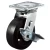 Import 5inch Industry heavy duty caster swivel pu caster with brake roller bearing 300Kg capacity from Hong Kong
