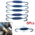 Import 6 pcs Blue Silver Motorcycle Exhaust Spring Stainless Steel Spring Hooks Muffler Pipe from China