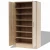 Import 6 Tier Large Capacity Shoe Cabinet Rack Wooden Shoe Cabinet from China