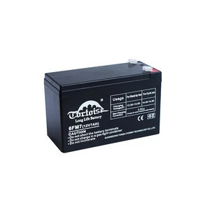 6fm7 12v 7ah 20hr rechargeable lead acid  ups  battery with wholesale price