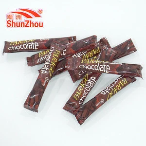 6g chocolate flavor bar shape parago chewy candy