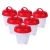 Import 6pcs set silicone egg tray boiler plastic quail cups holder poacher mould steamer microwave cooker other kitchen appliances tool from China