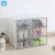 Import 6pcs/set Wholesale Clear Shoe Rack Storage Plastic Shoe Storage Container Shoe Cabinet Storage Box from China