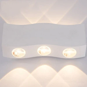 6W Nordic Modern New Design rectangle electronic LED wall bracket light Lamp for Living Room Bedroom Bedside