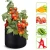 Import 7 15 20 65 gallon poly square vegetable tomato jute felt hydroponic planter garden grow bag from China