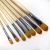 Import 7 pcs Filbert Brush Brass Ferrule with Short Handle for Artists Kids Art Supply from China