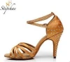 7.5cm heel latin shoes High Quality Fancy Ballroom Latin Dance Shoes