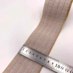 7CM beige fish line mesh elastic loop for garments and medical braces
