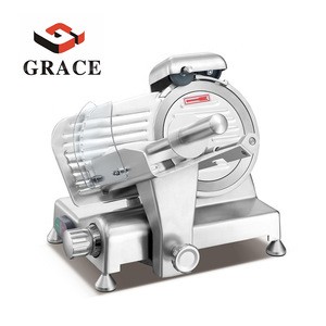 8 inch semi-automatic bacon ham cheese slicer with fully anodized body
