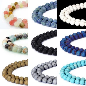 8mm stone loose beads for jewelry making semi precious