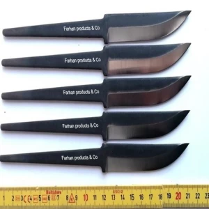 95 mm Pukka Scandi knife blade blade blanks Lauri Finland Carbon steel knives