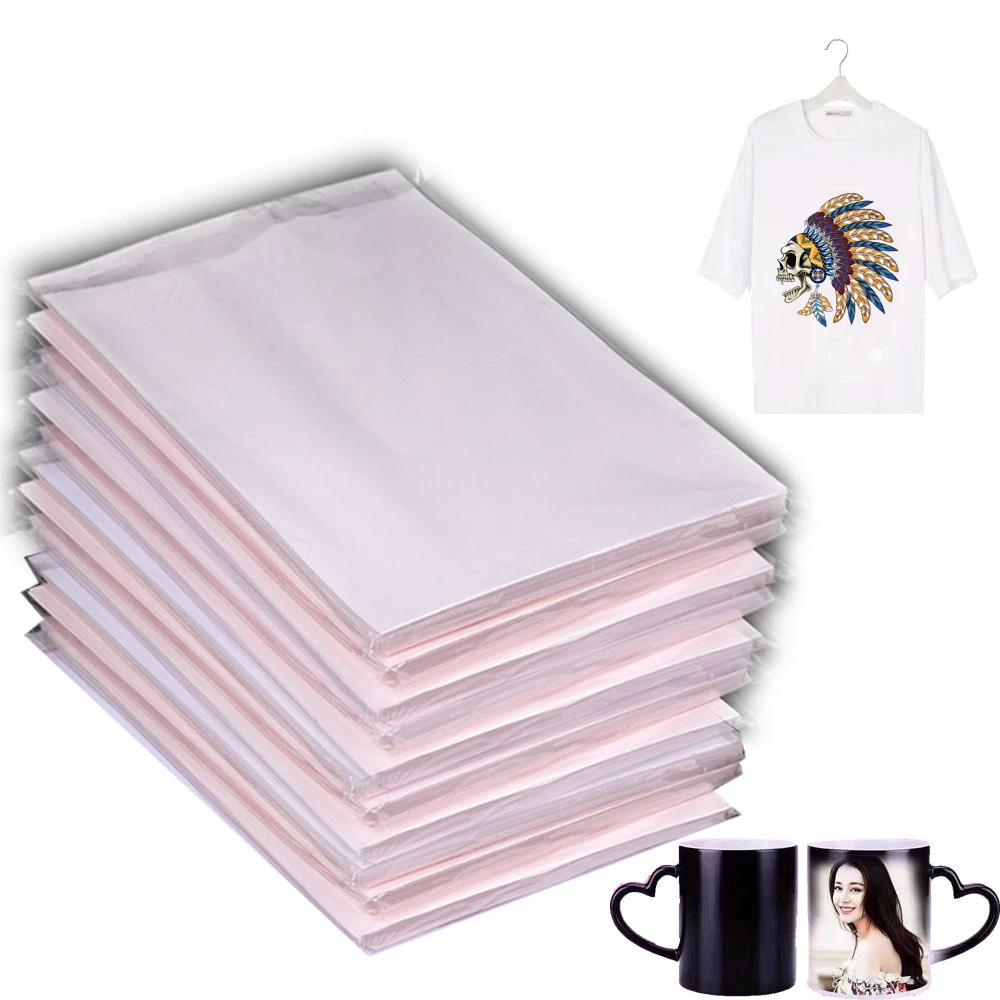 A4 100g Dye Sublimation Paper  Inkjet printer cup light color clothing transfer paper sublimation ink heat transfer paper