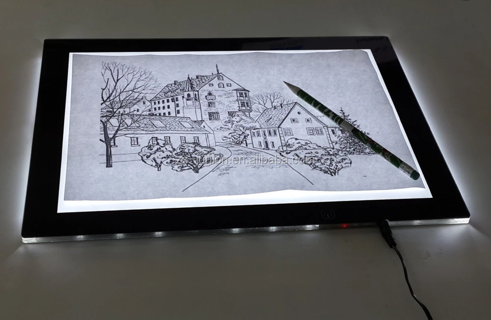 A4 LED Artist Stencil Board Tattoo Drawing Tracing Table Light Box Pad,graphic tablets