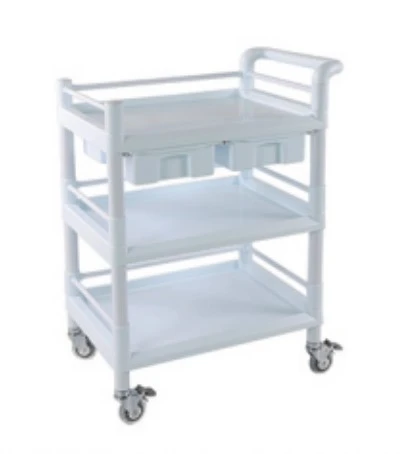 ABS medical utility equipment plastic therapy trolley