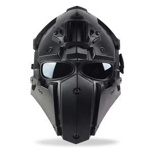 ActionUnion Army Tactical Motorcycle Safe Helmet with ARC Side Rails Shroud NVG Mount