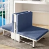 Adjustable luxury  home room furniture bed single metal cot bed with wheels  folding sofa bed